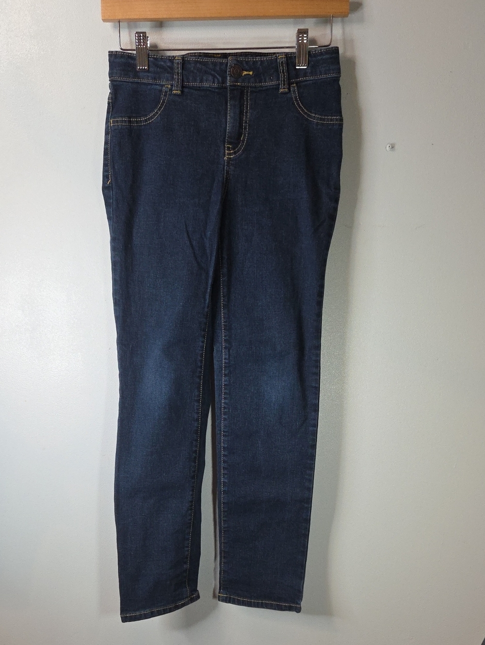 Cat & Jack Girls Dark Blue Denim Jeans Size 12